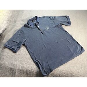 Bobby Jones Polo Shirt Mens XL Blue Comfort Royal County Down Golf Club